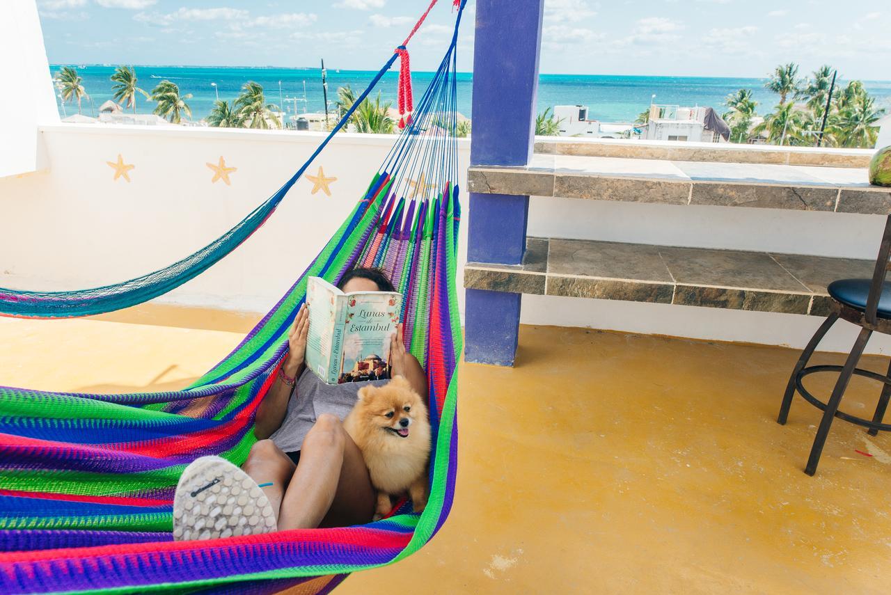 The Mermaid Hostel Beach (Adults Only) Cancún Eksteriør bilde