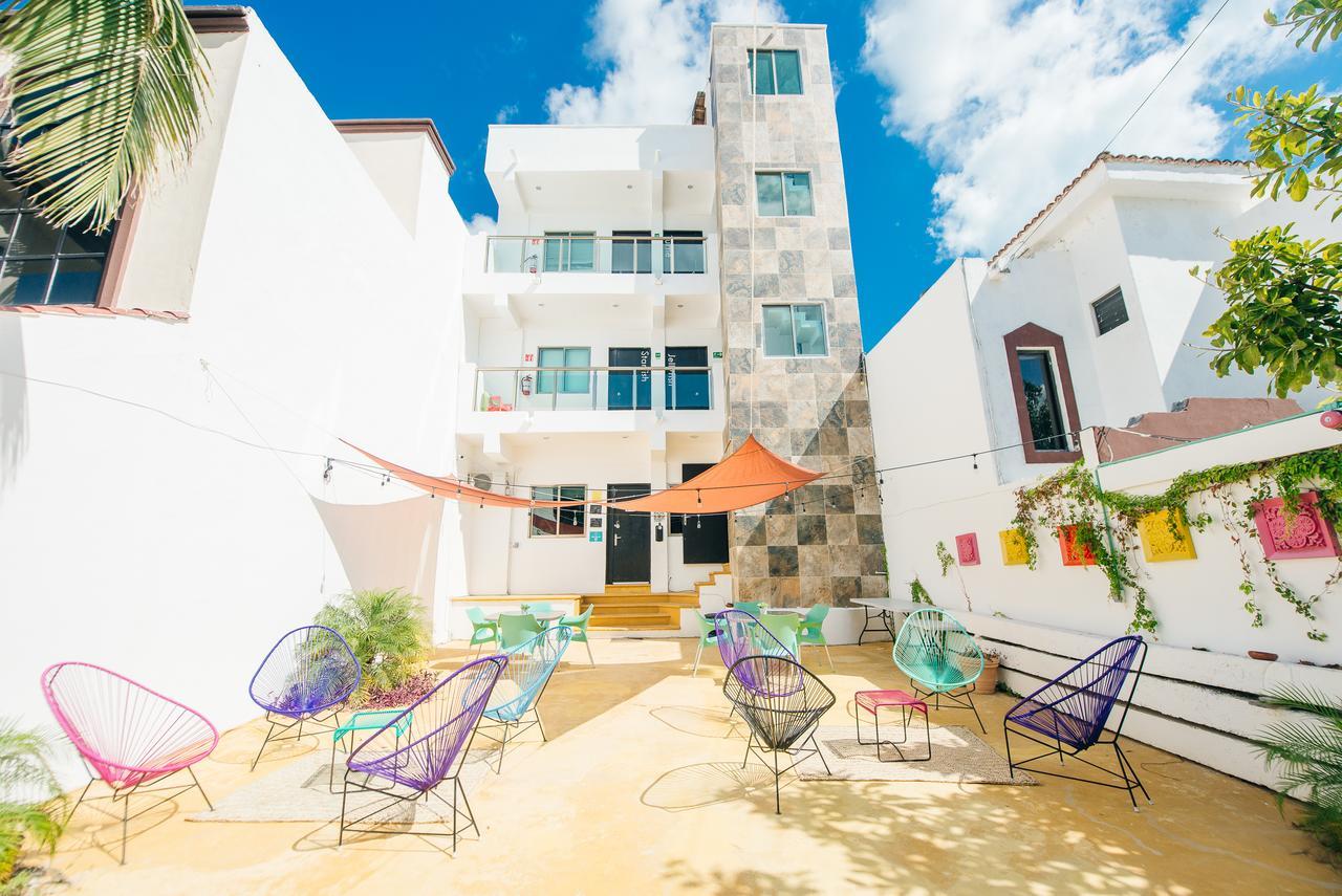 The Mermaid Hostel Beach (Adults Only) Cancún Eksteriør bilde