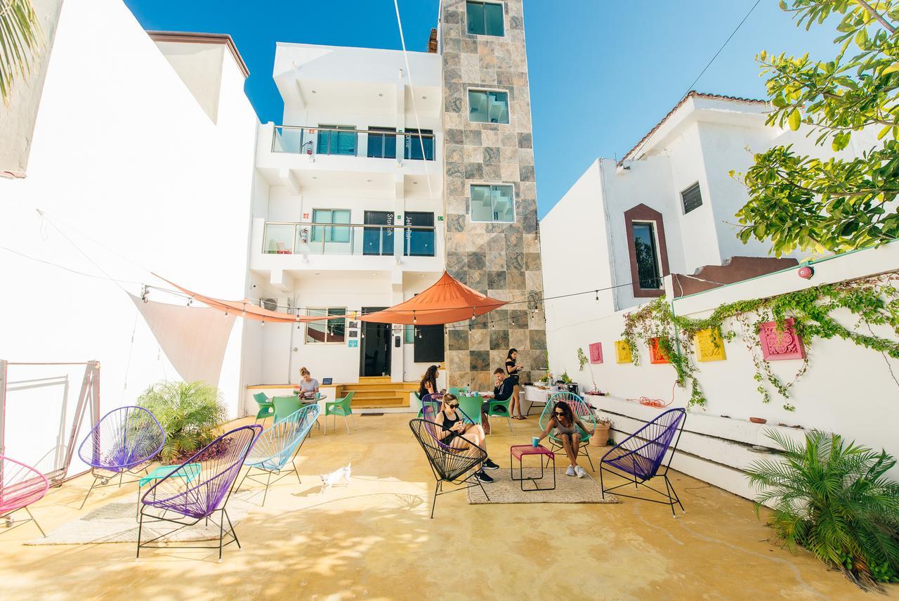 The Mermaid Hostel Beach (Adults Only) Cancún Eksteriør bilde