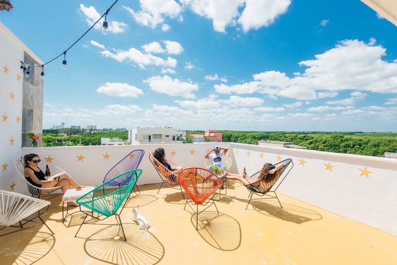 The Mermaid Hostel Beach (Adults Only) Cancún Eksteriør bilde